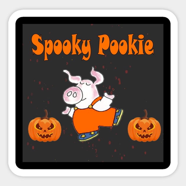 spooky pookie cool tshirt Sticker by teeforyou47